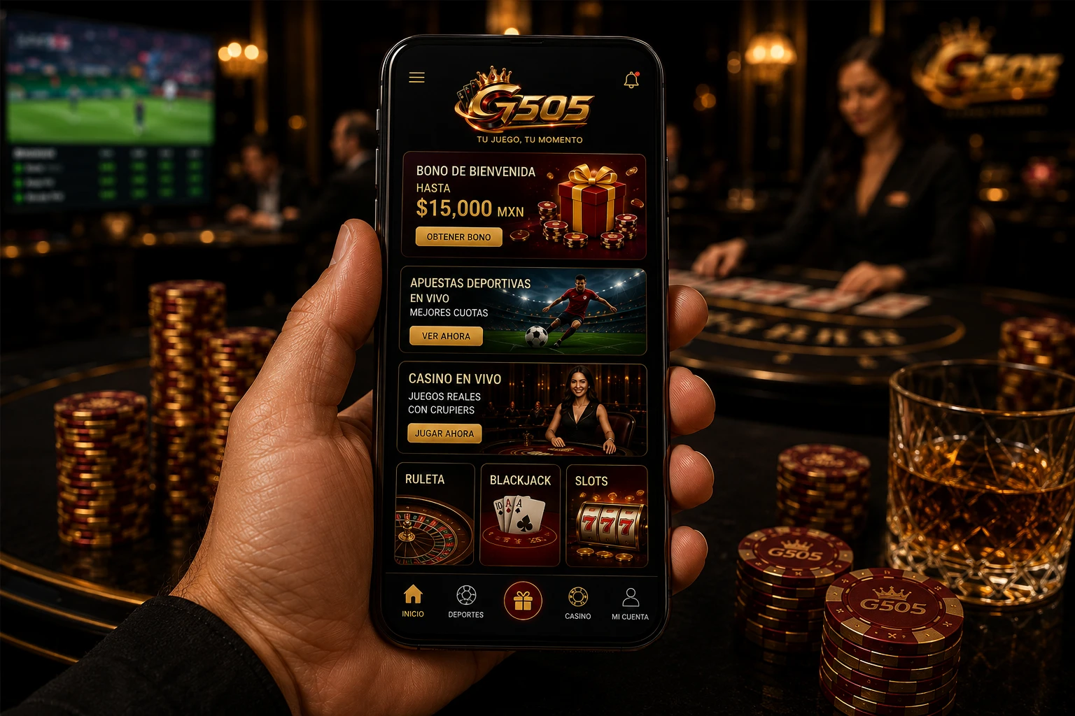 Casino en vivo y promociones desde el teléfono