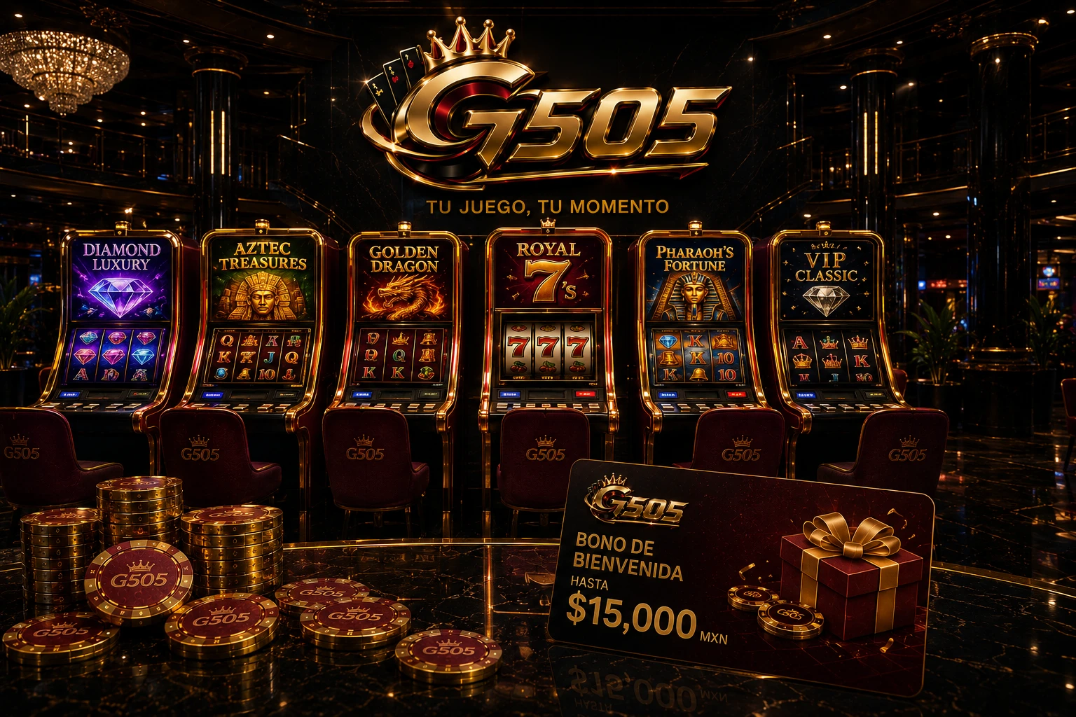 Selección de slots destacados G505
