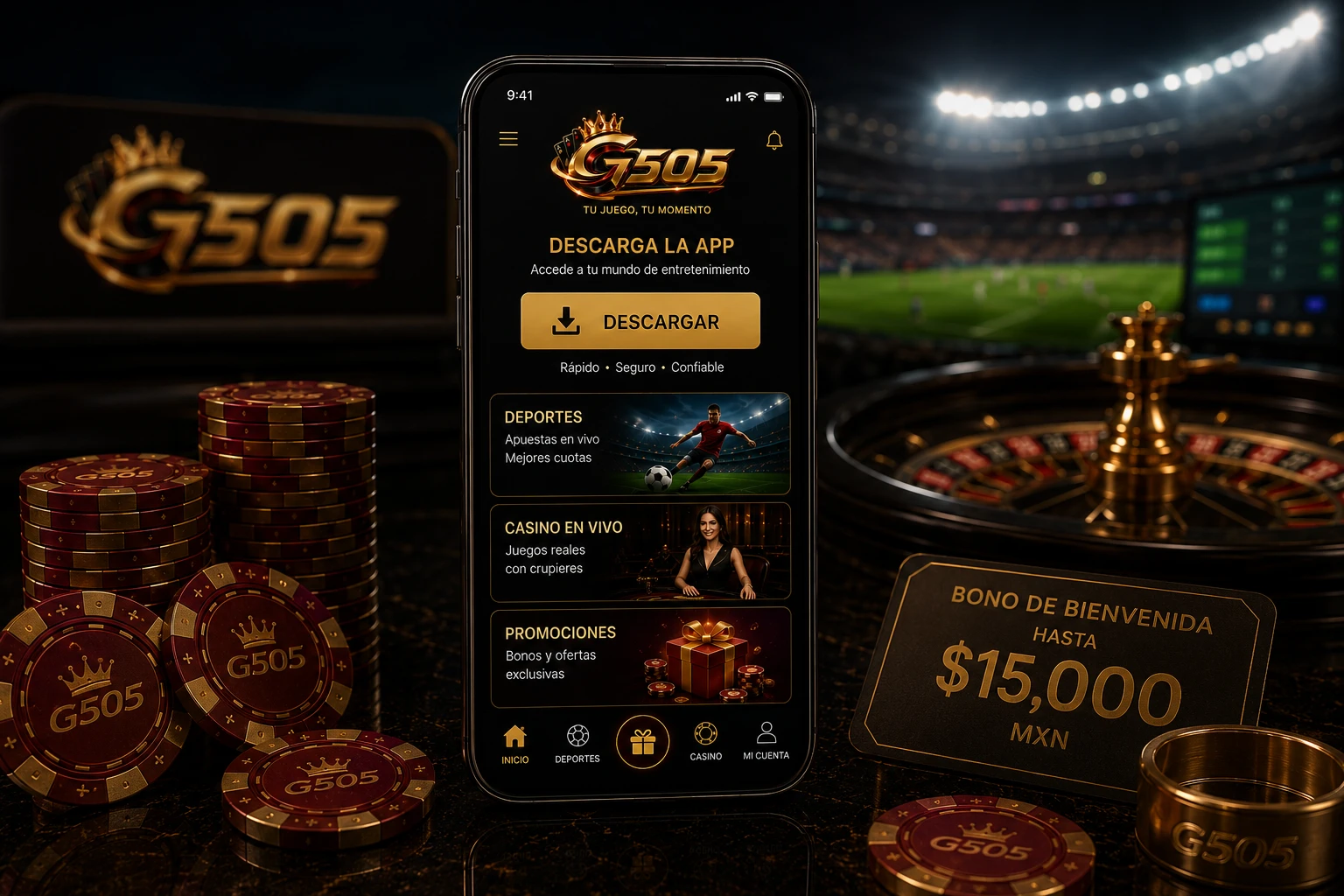 Descarga móvil de casino G505