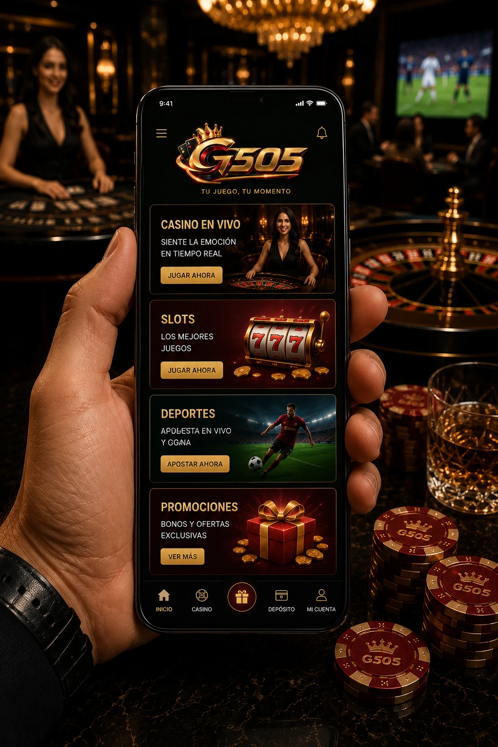 Acceso móvil a juegos y apuestas